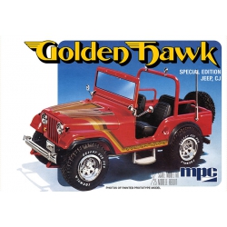 Model Plastikowy - Samochód 1:25 1981 Jeep CJ5 Golden Hawk - MPC986